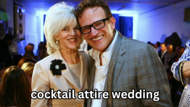 cocktail attire wedding