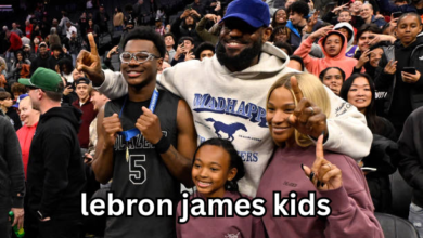 lebron james kids